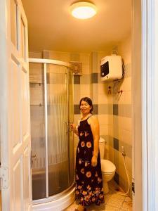 Koupelna v ubytování Khang Homestay