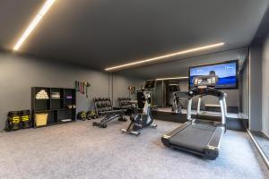Fitness centrum a/nebo fitness zařízení v ubytování Atour Hotel Hangzhou Xiaoshan Airport Airport Town
