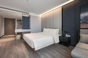 Posezení v ubytování Atour Hotel Hangzhou Xiaoshan Airport Airport Town