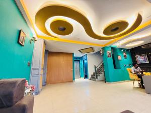 TV a/nebo společenská místnost v ubytování Hotel SOHO 62