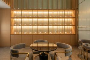 Posezení v ubytování Amanda Hotel堆谷里酒店