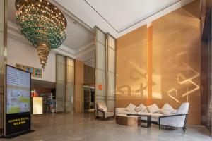 Posezení v ubytování Amanda Hotel堆谷里酒店