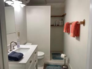 Chalet Gallery - Enjoy Two Units with this Chalet in the Heart of Alyeska - Walk almost anywhere!的一间浴室