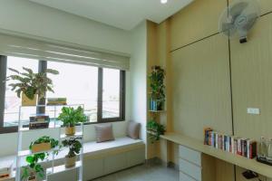 Posezení v ubytování Nha Trong Pho - Moon House