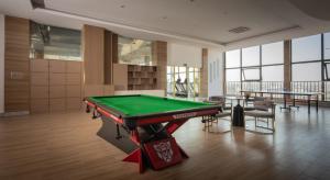Biliár nebo kulečník v ubytování Amanda Hotel堆谷里酒店