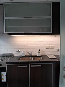 Recoleta, departamento de lujo a estrenar的厨房或小厨房