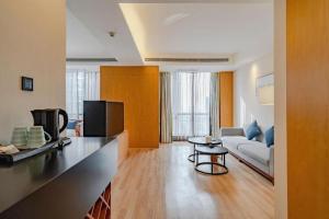 Χώρος καθιστικού στο Quality Hotel Chengdu