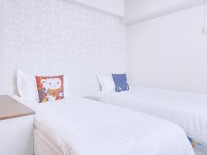 Katil atau katil-katil dalam bilik di Ksi南常盤台401