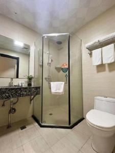 Koupelna v ubytování GreenTree Inn Yancheng Vehicle Administrative office Test Center Express Hotel