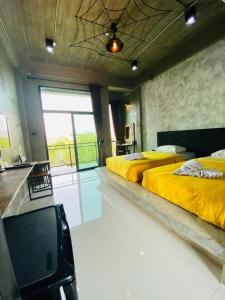 Posezení v ubytování The Smile Loft HuaHin