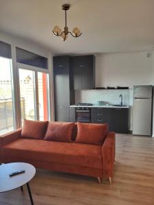 Η κουζίνα ή μικρή κουζίνα στο Sika Amazon Premium Apartment- private parking