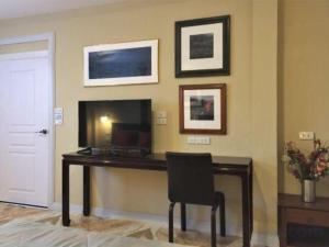 TV a/nebo společenská místnost v ubytování Phu View Hideaway