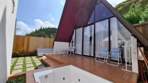 Balkón nebo terasa v ubytování Himalaya 2 - Private Triangle