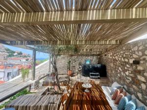 Posezení v ubytování PortaDelMare deluxe suites