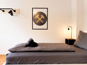 Ένα ή περισσότερα κρεβάτια σε δωμάτιο στο Nice Apartment Herten