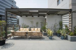 Posezení v ubytování AR Suites KLJ Square