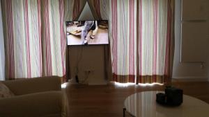 Posedenie v ubytovaní Cozy Apartment Steyr Mitte, ruhig, Parkplatz, Terasse, 2 Schlafzimmer, WLAN