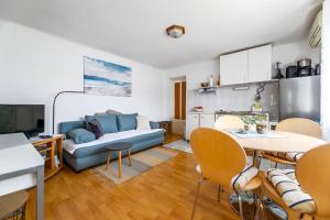 Kuchyň nebo kuchyňský kout v ubytování Apartments Katarina