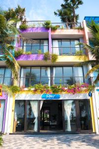 Budova, kde se aparthotel nachází