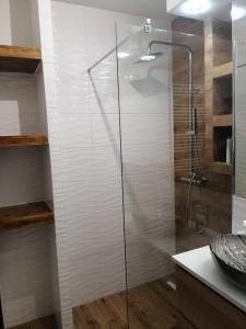 Ένα μπάνιο στο Fajny Apartament