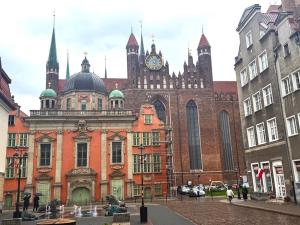 Výhľad na mesto Gdansk alebo výhľad na mesto priamo z apartmánu