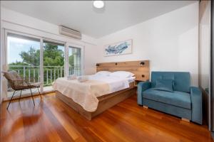 Postel nebo postele na pokoji v ubytování Apartman Zdravka