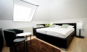 Postel nebo postele na pokoji v ubytování Zimmer u Apartment in Bad Gams Deutschlandsberg