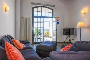Posezení v ubytování La Filanda: Loft