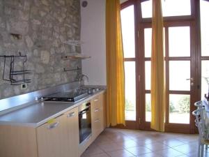 Dapur atau dapur kecil di Wohnung 4 Casa Margherita