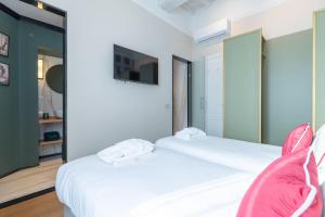 Кровать или кровати в номере Design Florence Suite in Florence