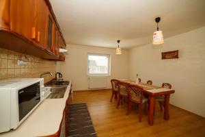 A kitchen or kitchenette at Apartmánový Dom River
