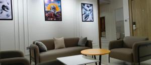 Χώρος καθιστικού στο S A Luxury Apartments