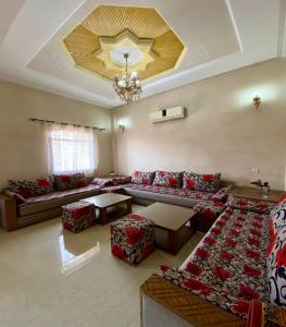 O zonă de relaxare la Résidence touristique Issounane