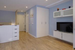 Kuchyň nebo kuchyňský kout v ubytování AO-4 CALELLA DE PALAFRUGELL 2 PAX