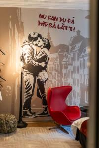 Area soggiorno di Hotell Onyxen, boutique- & lifestyle, Adults Only