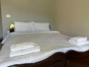 Postel nebo postele na pokoji v ubytování Hotel Restaurant Aleksander