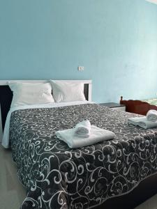 Postel nebo postele na pokoji v ubytování Hotel Restaurant Aleksander