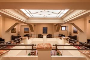 a view of the lobby of a building with a skylight at Best Western Hotel Stella d'Italia in Marsala