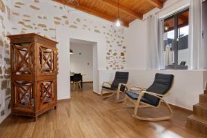 A seating area at Casa Milagrito Betancuria