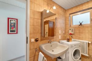 Koupelna v ubytování Ferienwohnung Kuckuckslockennest + 37 fotografií
