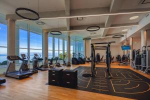 Posilňovňa alebo fitness centrum v ubytovaní Vitality Hotel Punta