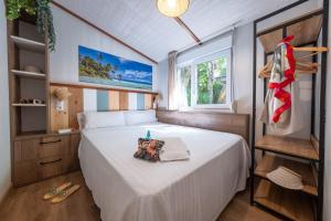 Postel nebo postele na pokoji v ubytování La Siesta Salou Resort & Camping
