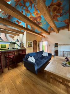 Χώρος καθιστικού στο Apartament Bałtycki