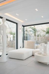 Χώρος καθιστικού στο Villa Martinez