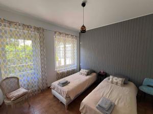 Postel nebo postele na pokoji v ubytování Gîte 6 à 8 personnes calme et repos