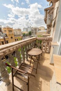 Balkón nebo terasa v ubytování Scandinavian Apartments
