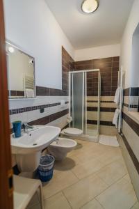 Ένα μπάνιο στο Albergo Settebello