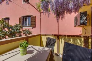 Balkón nebo terasa v ubytování Apartments Petra