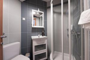 Koupelna v ubytování Apartman Zdravka