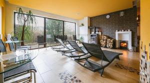 Istumisnurk majutusasutuses Apartmány, Penzion, Wellness U zlaté rybky